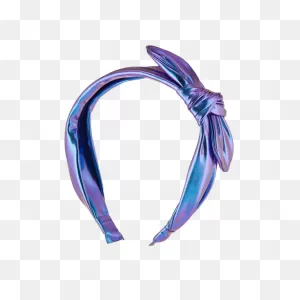 Metallic Knotted Headband - Blue/purple – Lily Frilly