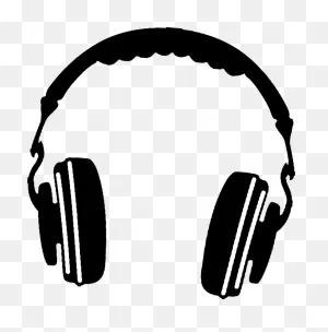 Headphones Vector Png - Headphone Silhouette Clipart - Large Size ClipartFlare.com 