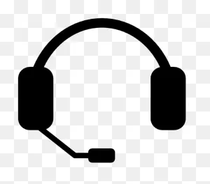 Headphones With Mic Vector Clipart - Full Size Clipart (#3731120 ClipartFlare.com 