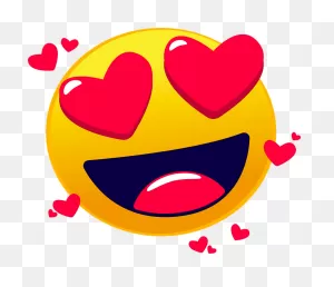 Heart Eyes Emoji Clipart. Free Download Transparent .png | ClipartFlare