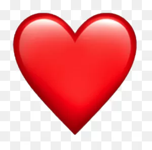 Ios Emoji✨ Emoji Iphone Ios Heart Hearts Spin Edit - Iphone Red ClipartFlare.com 