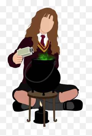 Hermione Brewing Polyjuice Potion - Hermione Granger Making ClipartFlare.com 