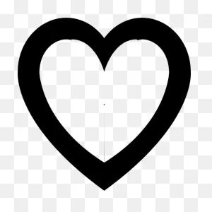 Heart, Like, Outlined, Symbol Free Icon Of Shades Vol 1
