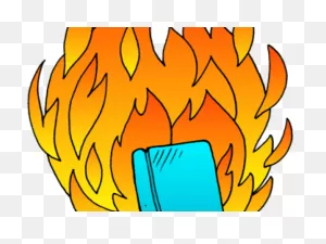 Hell Clipart Word - Burning Book Clipart - Png Download - Full ClipartFlare.com 