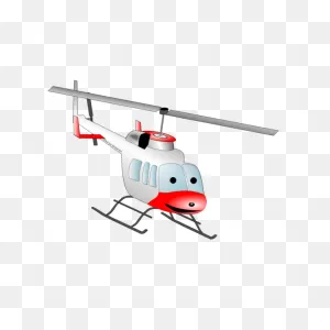Cartoon Helicopter | Free PNG-WebP