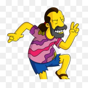 Hippie | Simpsons Wiki | ClipartFlare