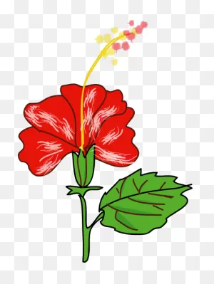 Flower Hibiscus Clip Art Free Vector 4Vector - ClipartFlare ClipartFlare.com