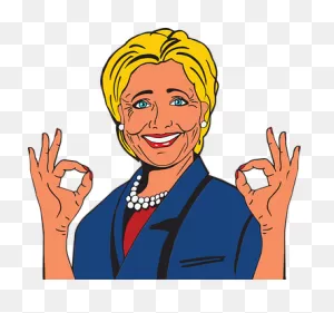 20  Free Clinton & Hillary Illustrations