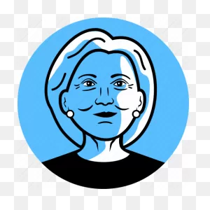 Candidate, Clinton, Democrat, Politician, Portrait, Senator, Hillary ClipartFlare.com 