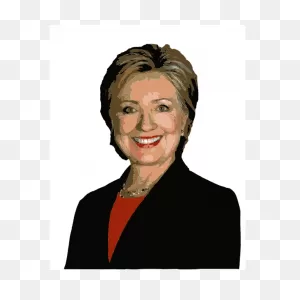 Hillary Clinton Colorized | Free PNG-WebP