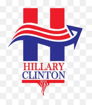 Pro Hillary Fancy H Logo - Vote Hillary Clinton 2016 Banner ClipartFlare.com 