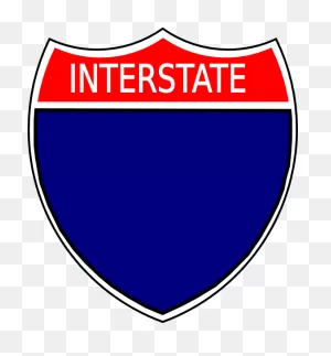 Interstate Highway Sign Clipart - Full Size Clipart (#3195313 ClipartFlare.com 
