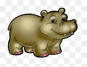Baby Hippo Clip Art - Hipopotamos Infantiles - Png Download - Full ClipartFlare.com 