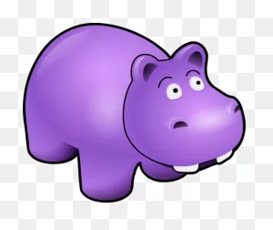Purple Hippo Clipart Kid 3 - ClipartFlare ClipartFlare.com