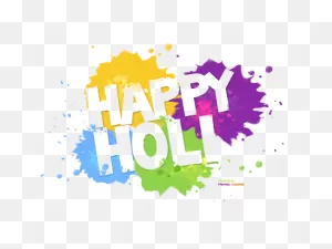 Happy Holi Text High Quality Png