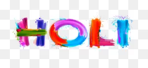Holi Png Free Download - Happy Holi Png Text Clipart - Large Size ClipartFlare.com 