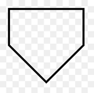Home Plate Rubber Stamp - Symmetry Clipart - Full Size Clipart ClipartFlare.com 