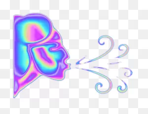 Holo Holographic Blowing Emoji Smoke Wind Freetoedit ClipartFlare.com 