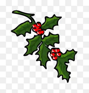 Fruit Leaf Aquifoliaceae Holly Clipart - Fruit Clipart Food Clip Art