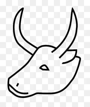 Download Horns Clipart Cow Horn - Horn Of Animals Drawing - Full ClipartFlare.com 