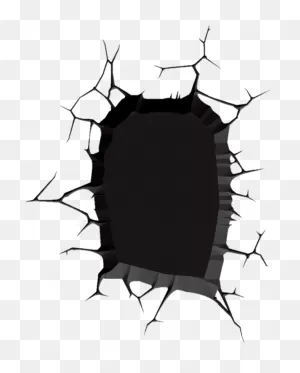 Holeinthewall #cracks #overlay #cracks #overlay #cracked - Iron ClipartFlare.com 