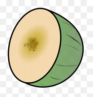 Honeydew Melon Cartoon - ClipartFlare