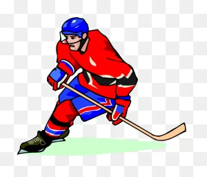 Free Hockey Player Vector Art Clip Art Image From Free - Hockey ClipartFlare.com 