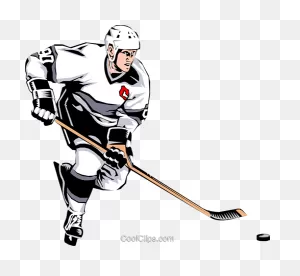 Hockey Player Royalty Free Vector Clip Art Illustration -Peop0987 ClipartFlare.com 