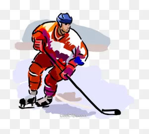 Hockey Player Royalty Free Vector Clip Art Illustration -Vc001860 ClipartFlare.com 