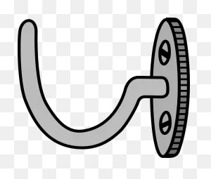 Hook Clipart Coat Hook - Clipart Hook - (844X720) Png Clipart Download