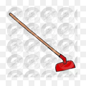 Hoe Picture For Classroom / Therapy Use - Great Hoe Clipart