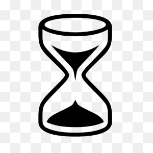 Hour Glass Sticker