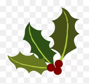 Download Hd Holly Leaf Png - Holly Leaves Clipart Transparent Png ClipartFlare.com 