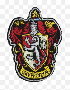 Gryffindor Crest Patch Clipart - Large Size Png Image - ClipartFlare