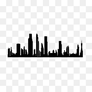 Skyline Silhouette City High-Rise Building Photography - Village ClipartFlare.com 