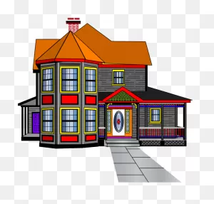 Big House Clipart | House Clipart, Big Houses, Mansions Homes
