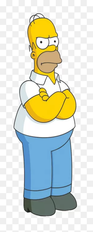 Angry Homer Simpson (Png) By Qhaalis On 