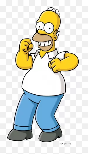 Alimenta A Homero Simpson - Homero Simpson Png Clipart - Large ClipartFlare.com 