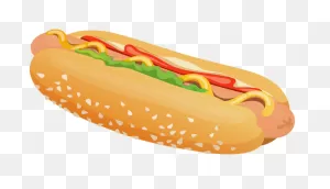 Hot Dog Clipart Image | Hot Dogs, Chicago Hot Dog, Clip Art