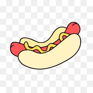 Vector Illustration Of Hot Dog | Free Svg