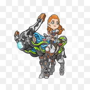 Aloy And Broadside By Kevinraganit | Horizon Zero Dawn, Horizon ClipartFlare.com 