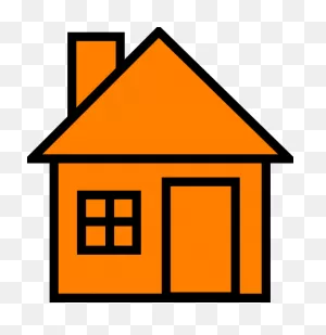 Orange House Clipart Clip Free Home Clipart Orange - Orange House ClipartFlare.com 