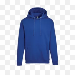 Adult Pullover Hood With Hidden Zipper Pocket In Royal