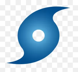 Hurricane | Blue Hurricane Weather Symbol - Free Clip Art ClipartFlare.com 