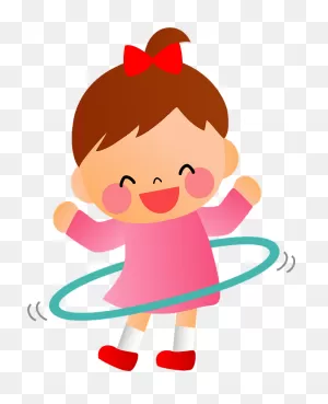 Children Twirling Hula Hoop Clipart. Free Download Transparent ClipartFlare.com 