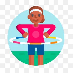 Hula, Hoop, Sport, Sports Free Icon Of Sport