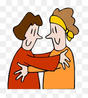 Download Rosanna Friends Hugging - Hug Clipart - Full Size Png ClipartFlare.com 