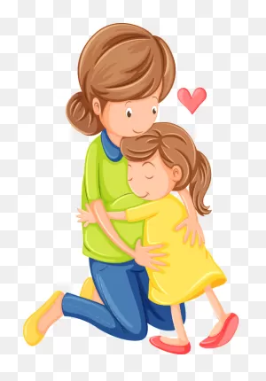 Hugging Clipart Kiss Goodnight, Hugging Kiss Goodnight - Mom And ClipartFlare.com 