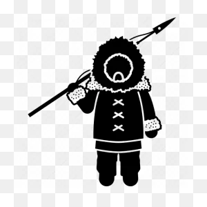 Eskimo, Harpoon, Hunter, Indigenous, Man, Spear, Weapon Icon ClipartFlare.com 