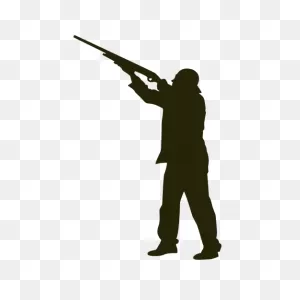 Hunter Shotgun Left Facing Aiming Sky Transparent Png & PNG-WebP Vector